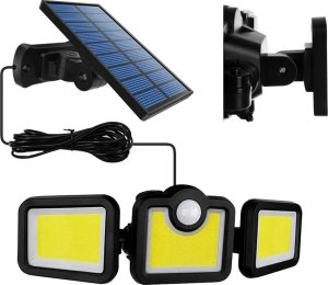 Verk Lampa solarna z czujnikiem ruchu zmierzchu 171 led osobny panel ogrodowa Lampa solarna z czujnikiem ruchu zmierzchu 171 led osobny panel ogrodowa 6