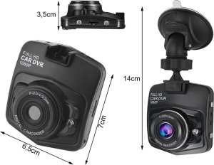 Wideorejestrator Verk Kamera samochodowa full hd z wyświetlaczem lcd wideorejestrator jazdy Kamera samochodowa full hd z wyświetlaczem lcd wideorejestrator jazdy 7
