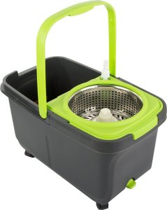 Mop Verk Mop obrotowy rotacyjny 360 dozownik wiadro zestaw 2x nakładki mikrofibra 5