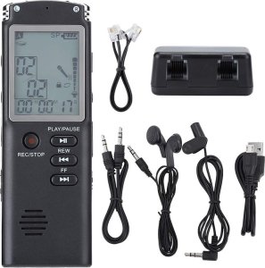 Dyktafon Verk Dyktafon cyfrowy odtwarzacz mp3 podsłuch 8gb czuły mikrofon słuchawki Dyktafon cyfrowy odtwarzacz mp3 podsłuch 8gb czuły mikrofon słuchawki 2