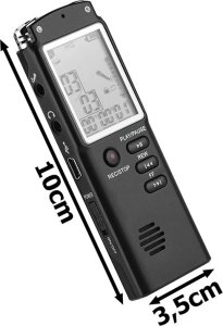 Dyktafon Verk Dyktafon cyfrowy odtwarzacz mp3 podsłuch 8gb czuły mikrofon słuchawki Dyktafon cyfrowy odtwarzacz mp3 podsłuch 8gb czuły mikrofon słuchawki 5