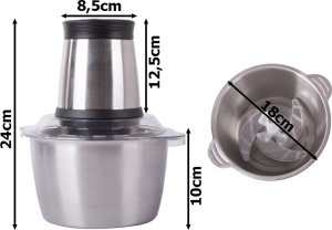 Rozdrabniacz Verk Elektryczny rozdrabniacz siekacz do owoców warzyw blender Elektryczny rozdrabniacz siekacz do owoców warzyw blender 6