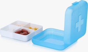 Verk Pojemnik pudełko kasetka na leki tabletki podróżny Pojemnik pudełko kasetka na leki tabletki podróżny 4