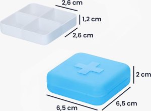 Verk Pojemnik pudełko kasetka na leki tabletki podróżny Pojemnik pudełko kasetka na leki tabletki podróżny 5