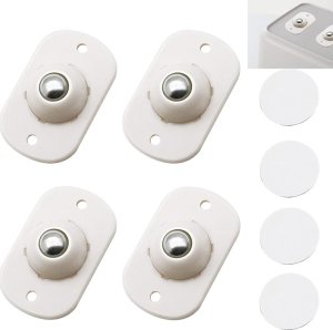 Verk Kółka do mebli samoprzylepne kulkowe roller 4 szt Kółka do mebli samoprzylepne kulkowe roller 4 szt 6