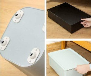 Verk Kółka do mebli samoprzylepne kulkowe roller 4 szt Kółka do mebli samoprzylepne kulkowe roller 4 szt 9