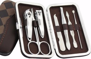 Verk Zestaw do paznokci przybornik manicure etui 7 elem Zestaw do paznokci przybornik manicure etui 7 elem 7