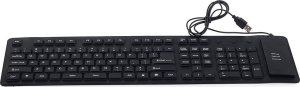 Klawiatura Verk Klawiatura silikonowa gumowa czarna usb numeryczna Klawiatura silikonowa gumowa czarna usb numeryczna 2