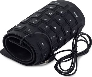 Klawiatura Verk Klawiatura silikonowa gumowa czarna usb numeryczna Klawiatura silikonowa gumowa czarna usb numeryczna 6