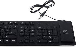 Klawiatura Verk Klawiatura silikonowa gumowa czarna usb numeryczna Klawiatura silikonowa gumowa czarna usb numeryczna 8