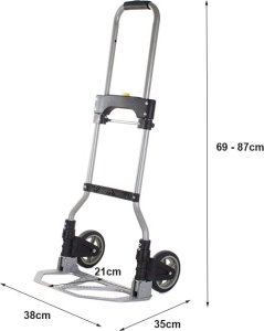 Verk Wózek magazynowy składany płaski transportowy 50kg Wózek magazynowy składany płaski transportowy 50kg 9