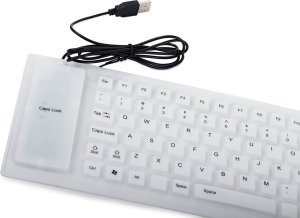 Klawiatura Verk Klawiatura silikonowa gumowa usb bezgłośna do pc Klawiatura silikonowa gumowa usb bezgłośna do pc 3