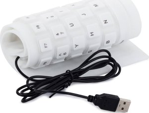 Klawiatura Verk Klawiatura silikonowa gumowa usb bezgłośna do pc Klawiatura silikonowa gumowa usb bezgłośna do pc 5