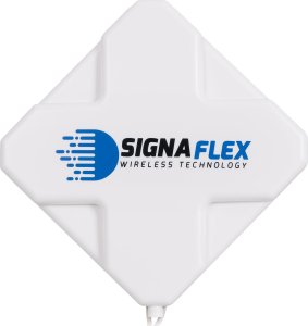 Heckermann Antena Signaflex Mini X-Cross 2X20Dbi 5M Smam Biała 1