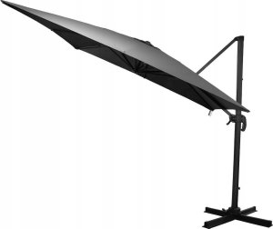 kontrast Parasol ogrodowy duży składany regulowany AUSTIN  300 cm + pokrowiec c. szary 3