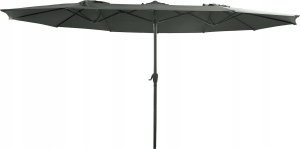 kontrast Parasol ogrodowy duży składany regulowany PHOENIX 2,7x4,6m + pokrowiec c. szary 9