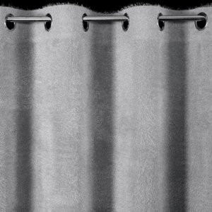Eurofirany Elegancka zasłona na przelotkach AGIS z tkaniny moherowej 140X250 szara 4