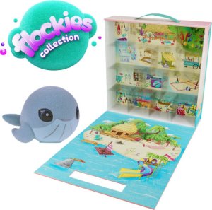 Figurka Tm Toys TROPIKALNA WYSPA +WIELORYB Flockies Walizka 2 figurka Domek dom dla figurek 1