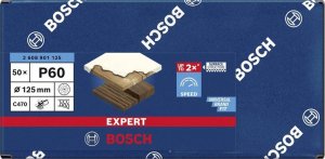 Bosch KRĄŻEK PRZYCZEPNY 125MM EXPERT EXC470 G60 PERFOROWANY 2