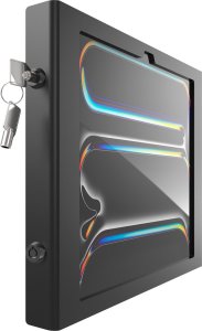 Uchwyt Compulocks iPad Pro M4 13" (2024), Apex Secured Enclosure Wall Mount - Gehause - fur Tablett - gesichert - verriegelbar - Metallrahmen - Schwarz - Bildschirmgrosse: 33.02 cm (13") - Wandmontage - fur Apple 13-inch iPad Pro Wi-Fi (M4) 3