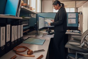 Komputer HP HP Pro t550 - Thin Client - USFF - 1 x Celeron J6412 / 2 GHz - RAM 8 GB - Flash 32 GB - eMMC - UHD Graphics - 1GbE, Bluetooth 5.2 - WLAN: 802.11a/b/g/n/ac/ax, Bluetooth 5.2 - HP ThinPro - Monitor: keiner - Tastatur: Deutsch 5