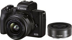 Aparat Canon EOS M50 Mark II + EF-M 15-45mm f/3.5-6.3 IS STM + 22mm STM 1