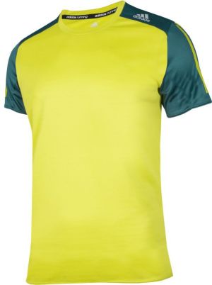 Adidas Koszulka męska Response Short Sleeve Tee zielona r. S 1
