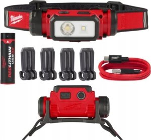 Latarka Milwaukee USB įkraunamas prožektorius ant galvos MILWAUKEE L4 HL2-301 6