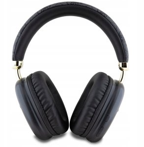 Słuchawki Guess PU Leather 4G Triangle Logo Bluetooth Stereo słuchawki czarnego koloru 3