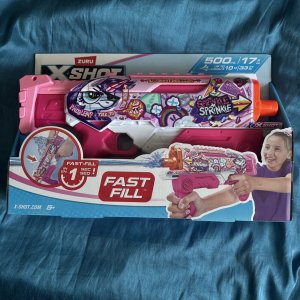 XShot XSHOT vandens šautuvas Fast-Fill Skins Pink Party, 118135(11854E) 1