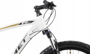 Romet Dviratis Romet Rambler R6.4 26" 2023 baltas-auksinis-20" / XL (Dydis: 20" / XL) 6