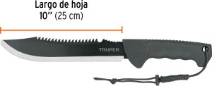 Truper Mačetė su pjūklu. Ilgis 25cm. Patogi neslystanti rankena. Saugus medžiaginis deklas Truper® 2