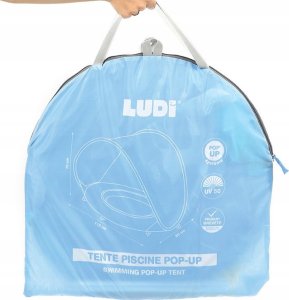 Ludi namiot-ochrona-basen, niebieski, 10 miesięcy+ 5