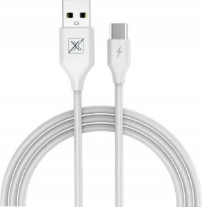Kabel USB Maxximus USB-A - USB-C 1 m Biały (PRZ000266) 4