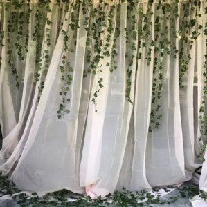 Gardlov Sztuczny bluszcz girlanda 25,5m Domowa ozdoba Dekoracja Sztuczne kwiaty 9