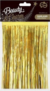 GoDan Girlanda dekoracyjna metaliczna złota 30x300cm 3