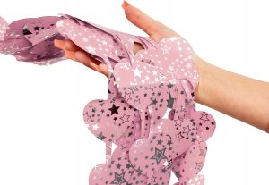 GoDan Kurtyna B&C serca liliowe nadruk 100x200cm 2