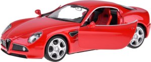 Jokomisiada Auto metalowe model Alfa Romeo 8C Competizione skala 1:32 światła ZA4607 2