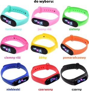 Jokomisiada Elektroniczny zegarek band dla dzieci ZA4724 6