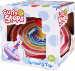 Jokomisiada Tradycyjny kolorowy bączek wirująca zabawka ZA4728 4