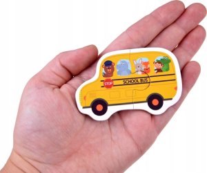 Jokomisiada Puzzle układanka 23 ele Pojazdy Samochody maszyny budowlane ZA4750 6