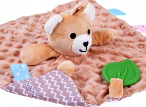 Jokomisiada Pluszowa Przytulanka Miś uspokajacz metka ZA4744 3