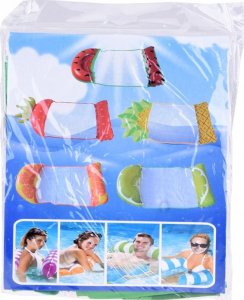 Jokomisiada Dmuchany materac Hamak wodny siatka, model ananas na basen i plażę SP0760 6
