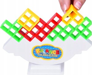 Jokomisiada Klocki Konstrukcyjne Wieża Balansująca Tetris 3D Gra Zręcznościowa ZA4967 3