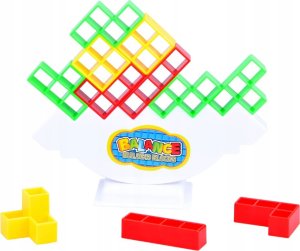 Jokomisiada Klocki Konstrukcyjne Wieża Balansująca Tetris 3D Gra Zręcznościowa ZA4967 7