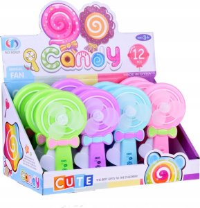 Jokomisiada Cukierkowy Kolorowy Wiatraczek ręczny dla dziecka Zabawka Wiatrak ZA4966 5