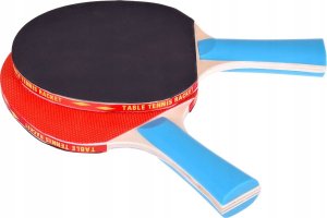 Jokomisiada Drewniane PALETKI do gry w ping-pong + 3 piłeczki Tenis stołowy SP0768 5