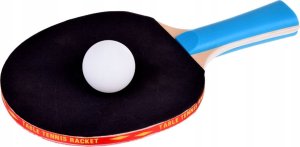 Jokomisiada Drewniane PALETKI do gry w ping-pong + 3 piłeczki Tenis stołowy SP0768 6