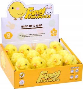 Jokomisiada Nakręcany Kurczaczek żółta kurka nakręcana tupta ZA4993 5