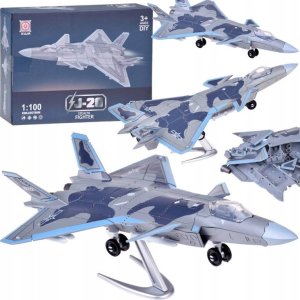 Jokomisiada Zestaw klocków samolot bojowy J-20 model 1:100 ZA5026 1
